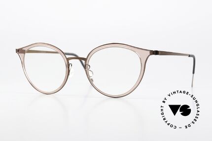 Lindberg 9728 Strip Titanium Sehr Feminines Brillendesign, entzückende Lindberg Strip Titan Damenbrille; 2017, Passend für Damen