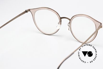 Lindberg 9728 Strip Titanium Sehr Feminines Brillendesign, die orig. DEMOgläser können beliebig getauscht werden, Passend für Damen