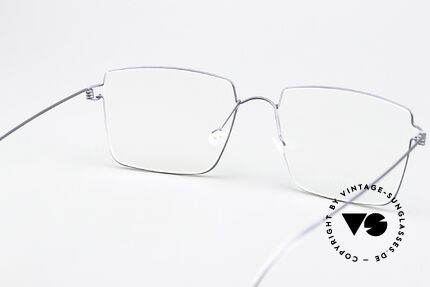 Lindberg Arnold Air Titan Rim Herrenbrille Eckig Dunkelblau, Titan-Fassung kann natürlich beliebig verglast werden, Passend für Herren