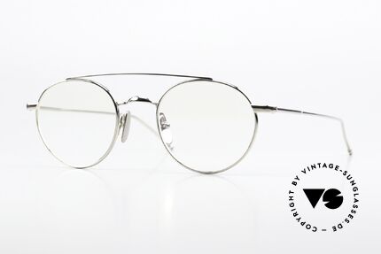 Thom Browne TB101 Stylische Designerbrille Men, Thom Browne Herrenbrille, Modell TB 101-A SLV 49, Passend für Herren