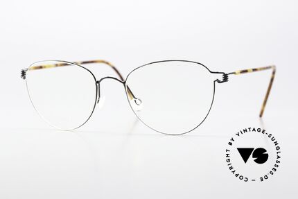 Lindberg Jesse Air Titan Rim Weibliche Pantoform Brille, Panto Brille von Lindberg aus der Air Titanium Serie, Passend für Damen