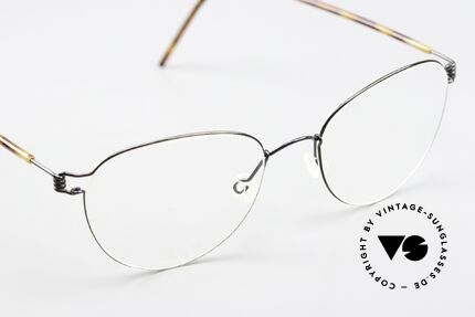 Lindberg Jesse Air Titan Rim Weibliche Pantoform Brille, ungetragenes Einzelstück + orig. Lindberg Magnet-Etui, Passend für Damen