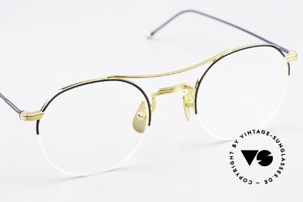 Thom Browne TB903 Titanbrille Halb Rahmenlos, ein edles Designer-Accessoire für alle Mode-Liebhaber, Passend für Herren