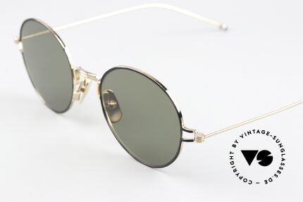 Thom Browne TBS915 Stilvolle Panto Sonnenbrille, wirklich stilvoll & in Spitzenqualität, made in Japan, Passend für Herren