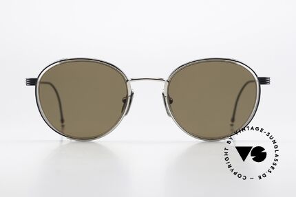 Thom Browne TB106 Promi Sonnenbrille Herren, getragen von Lewis Hamilton u.v.a., in Größe 50-21, Passend für Herren