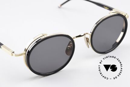 Thom Browne TBS813 Stilvolle Sonnenbrille Black, ein edles Designer-Accessoire für alle Mode-Liebhaber, Passend für Herren