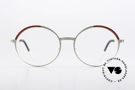 Lindberg 9853 Strip Titanium Designerbrille Für Damen, Modell 9853, in Größe 49/16, 135mm Bügel; Farbe U38, Passend für Damen