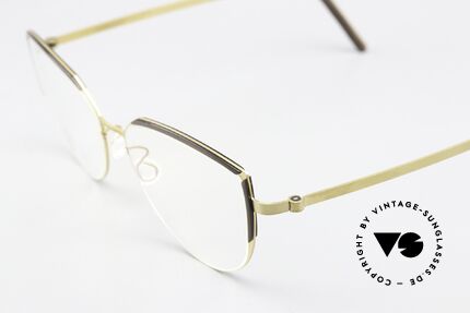 Lindberg 9855 Strip Titanium Sehr Feminine Designerbrille, trägt für uns das Prädikat "TRUE VINTAGE LINDBERG", Passend für Damen