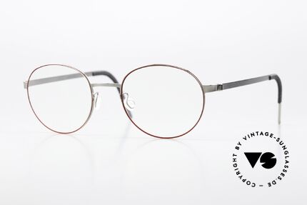 Lindberg 9615 Strip Titanium Sehr Weibliche Pantobrille, interessante Lindberg Strip Titanium Damen-Fassung, Passend für Damen