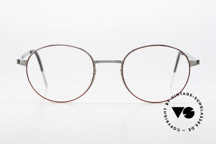 Lindberg 9615 Strip Titanium Sehr Weibliche Pantobrille, Modell 9615, in Größe 48/19, Bügel 135; in Color P10, Passend für Damen