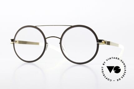 Mykita Wilma Runde Brille In Terra Gold Details