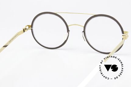 Mykita Wilma Runde Brille In Terra Gold, die Fassung ist beliebig verglasbar (optisch / Sonne), Passend für Damen