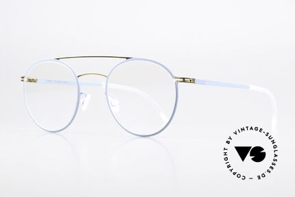 Mykita Dagur Damenbrille Gold Blaugrau, Farbe "Gold/Blue Grey"; eine sehr schöne Damenbrille, Passend für Damen