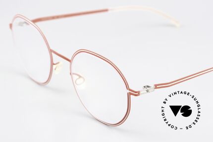 Mykita Studio 6.6 Optische Illusionskunst Rot, Resultat ist ein dreidimensionales grafisches Muster, Passend für Damen