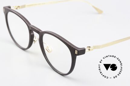 Mykita Mylon Bilimbi Die Asia Variante Von 2017-19, Farbcode 307 = Ebony Brown/ Champagne Gold, Passend für Damen