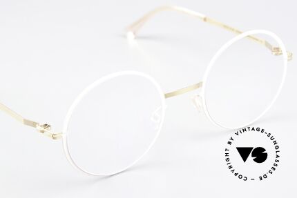 Mykita Vilde Runde Brille Ladies Champagne, die Fassung ist beliebig verglasbar (optisch / Sonne), Passend für Damen