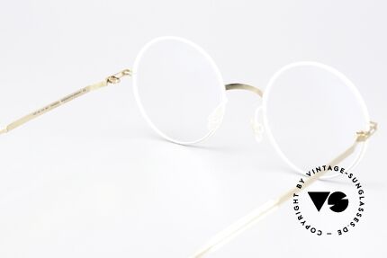 Mykita Vilde Runde Brille Ladies Champagne, Größe: medium, Passend für Damen