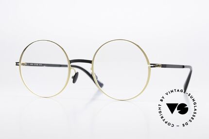 Mykita Vilde Runde Brille Ladies Gold Black Details