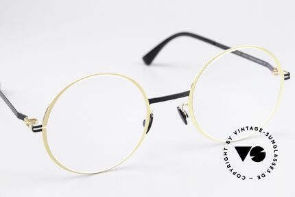 Mykita Vilde Runde Brille Ladies Gold Black, ungetragenes Modell mit original Mykita Verpackung, Passend für Damen