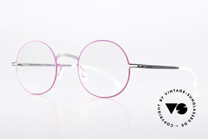 Mykita Sigur Damenbrille Silver Neon Pink, Farbe "Silver/Neon Pink" = eine schöne Damenbrille, Passend für Damen