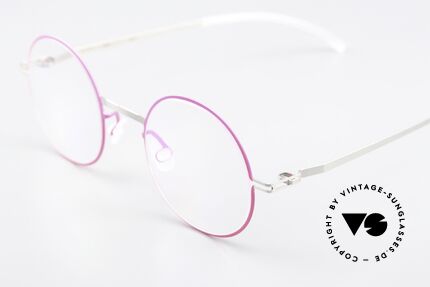 Mykita Sigur Damenbrille Silver Neon Pink, wohlbekannte Spitzenqualität; handmade in Germany, Passend für Damen