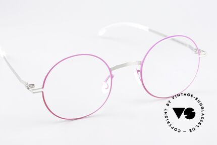 Mykita Sigur Damenbrille Silver Neon Pink, ungetragenes Modell mit original Mykita Verpackung, Passend für Damen