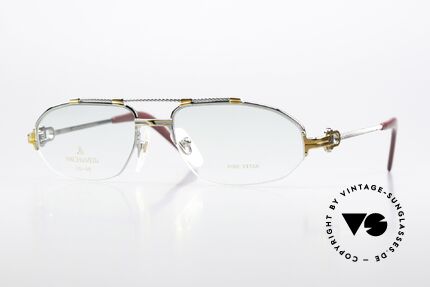 Machiavelli 25-60 Herrenbrille Palladium Gold Details