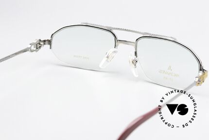 Machiavelli 25-60 Herrenbrille Palladium Gold, ungetragenes 80er Einzelstück mit orig. Machiavelli Etui, Passend für Herren