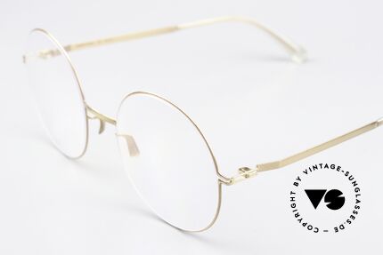 Mykita Studio 5.3 Damenbrille Rund In Gold, ein experimentelles Designprojekt mit CHARAKTER, Passend für Damen