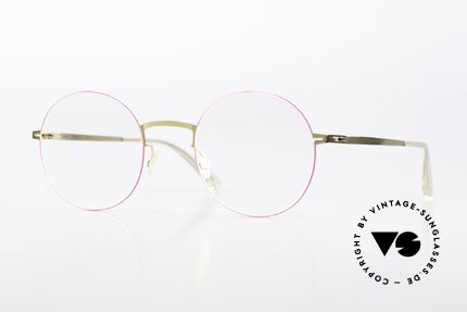 Mykita Kayo Rahmen Gold / Neon Pink, Mykita Brille, Modell KAYO, Größe 49-22, color 347, Passend für Damen