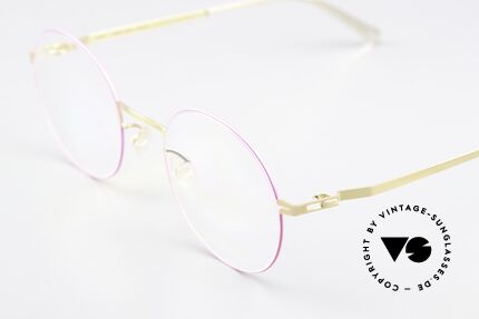 Mykita Kayo Rahmen Gold / Neon Pink, wohlbekannte Spitzenqualität, handmade in Germany, Passend für Damen