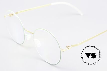 Mykita Pernilla Rahmen Gold / Aqua Green, wohlbekannte Spitzenqualität, handmade in Germany, Passend für Damen