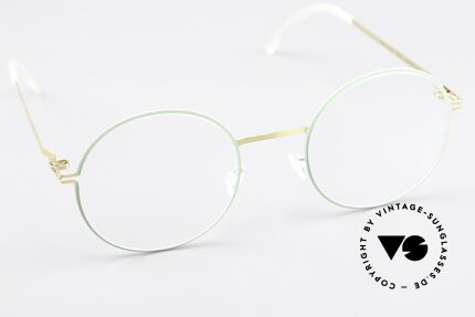 Mykita Pernilla Rahmen Gold / Aqua Green, ungetragenes Modell mit originalem Etui von Mykita, Passend für Damen